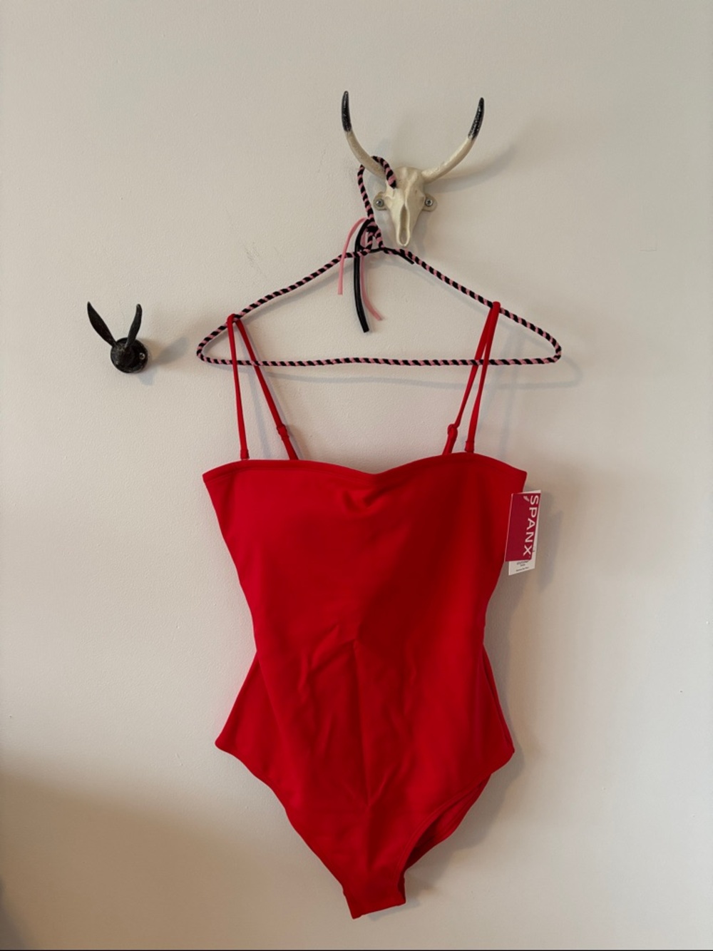 SPANX Red One-Piece Swimsuit